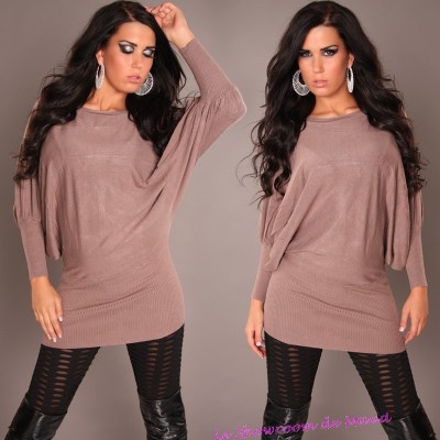 Pull taupe fashion